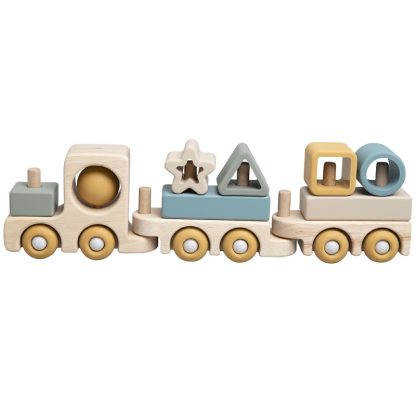 Baby's Only | houten speelgoedtrein swirl