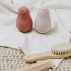 Baby’s Only spuitfiguur pinguins stone red oud roze decoratie