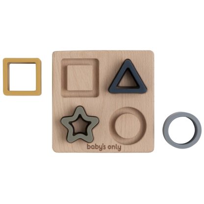 Baby's Only | houten vormenpuzzel earth - Afbeelding 3