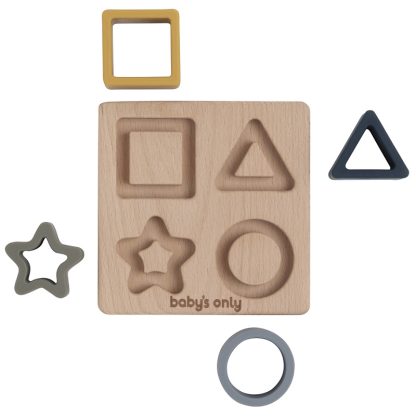 Baby's Only | houten vormenpuzzel earth - Afbeelding 4