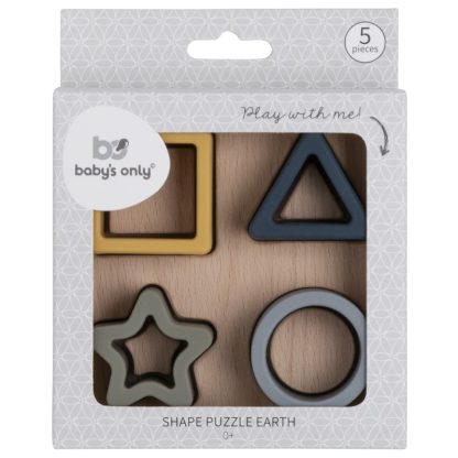 Baby's Only | houten vormenpuzzel earth - Afbeelding 5