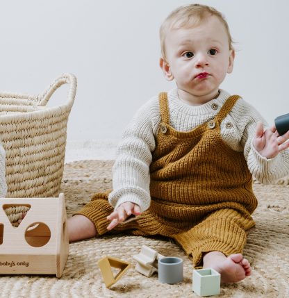 Baby's Only | houten vormenstoof huis earth - Afbeelding 4