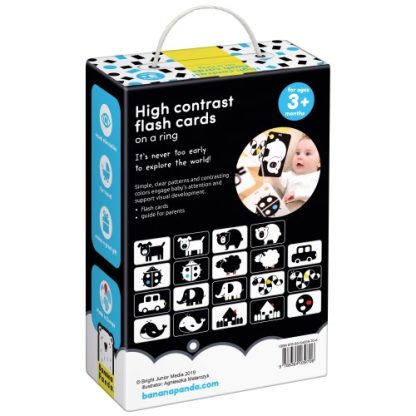 Banana Panda | flashkaarten met hoog contrast 3m+ - Afbeelding 2