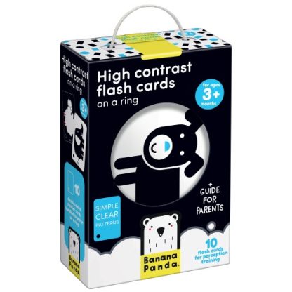 Banana Panda | flashkaarten met hoog contrast 3m+