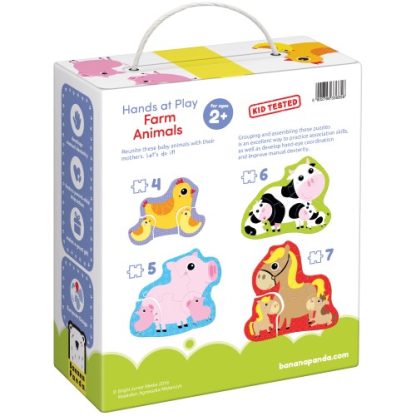 Banana Panda | hands at play puzzel boerderijdieren 2+ - Afbeelding 2
