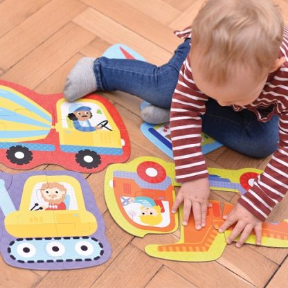 Banana Panda | puzzels bouwvoertuigen 2+ - Afbeelding 5