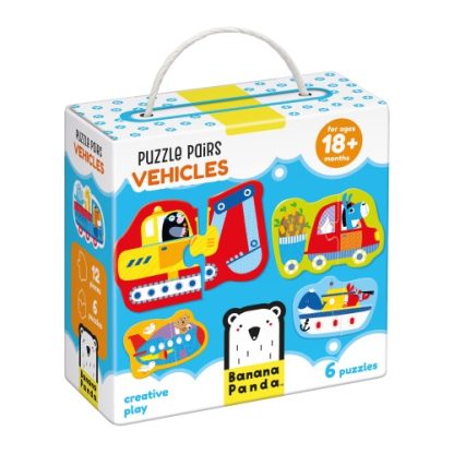 Banana Panda | puzzels paren voertuigen 18m+