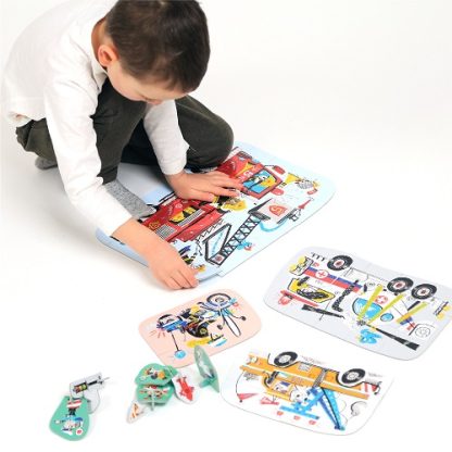 Banana Panda | puzzels voertuigen in actie 3+ - Afbeelding 5