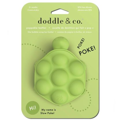 Doddle & Co bijtring slow poke bijtring op verpakking