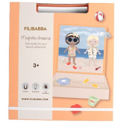 Filibabba magnetisch spel dress up, a day at the beach - Afbeelding 2