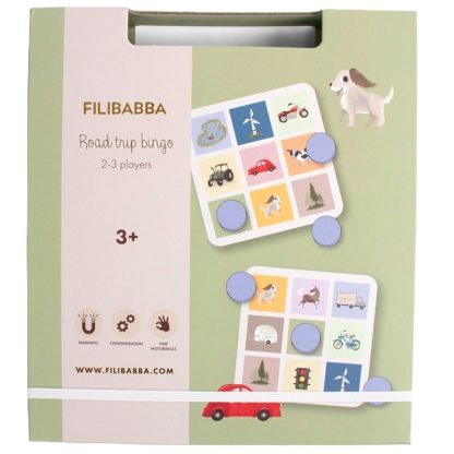 FI-03587 Filibabba magnetisch spel road trip bingo verpakking