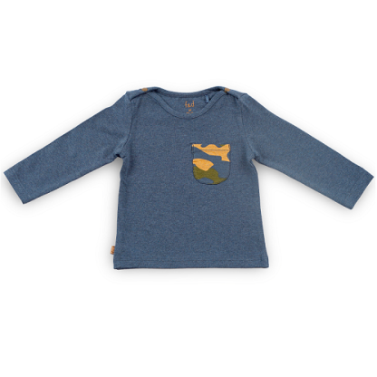 Frogs and Dogs | t-shirt camo pocket