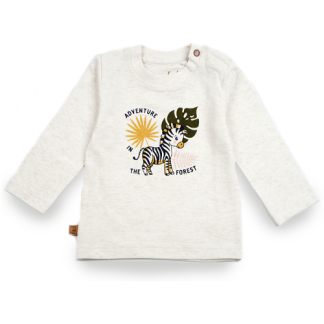 Frogs and Dogs | t-shirt zebra ecru melange