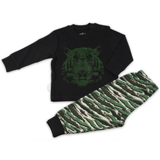 Frogs and Dogs | pyjama tijger zwart
