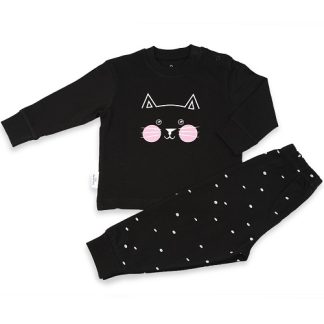 Frogs and Dogs | pyjama kitty zwart