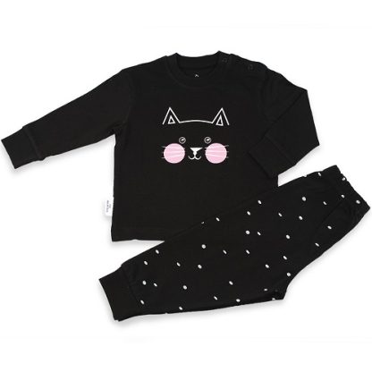 Frogs and Dogs | pyjama kitty zwart