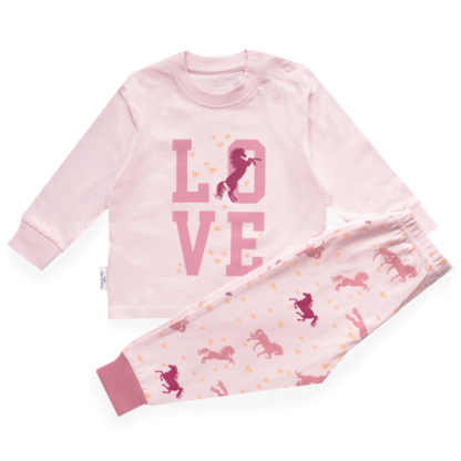 Frogs and Dogs | pyjama horse love roze