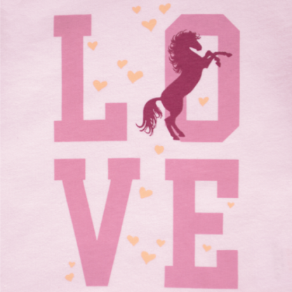 Frogs and Dogs | pyjama horse love roze - Afbeelding 2