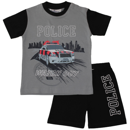 Fun2Wear | shortama politie zwart