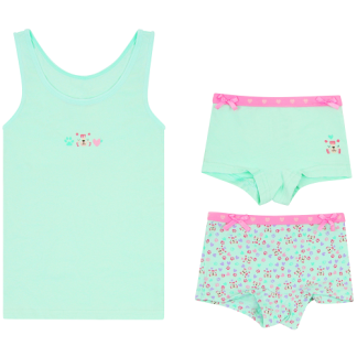 Funderwear | hemd + shorts tijger groen