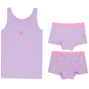 Funderwear | hemd + shorts tijger paars