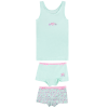 Funderwear | hemd + shorts hearts groen - Afbeelding 2