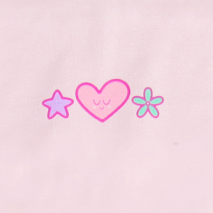 Funderwear | hemd + shorts hearts roze - Afbeelding 3