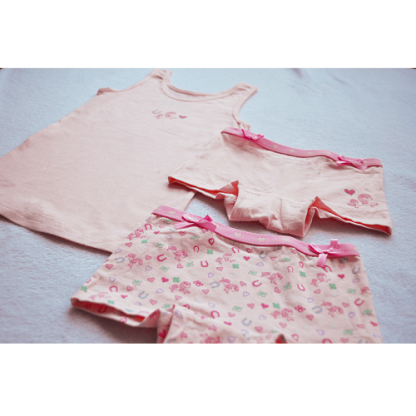 Funderwear | hemd + shorts paard roze - Afbeelding 3
