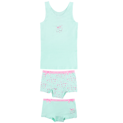 Funderwear | hemd + shorts alpaca groen - Afbeelding 2