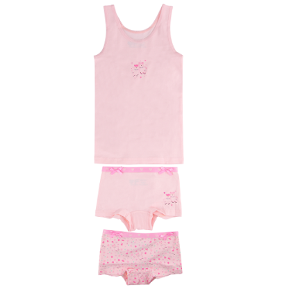 Funderwear | hemd + shorts alpaca roze - Afbeelding 2