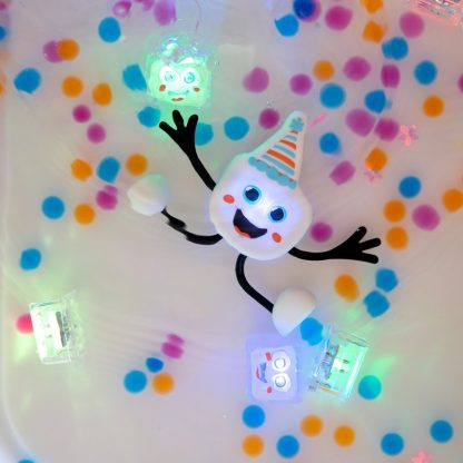 Glo Pals Sensorisch badspeelgoed sfeerfoto Party wit