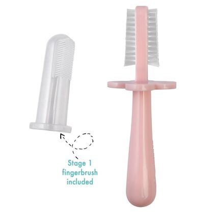 Grabease dubbelzijdige tandenborstel blush