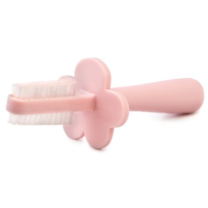 Grabease dubbelzijdige tandenborstel blush liggend