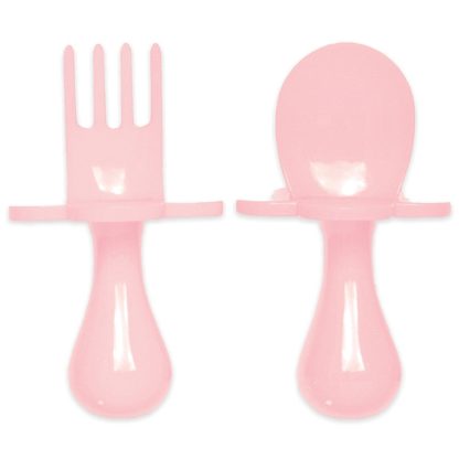Grabease eerste besteksetje vork en lepel blush