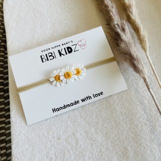 Bibi Kidz | haarbandje madelief orange