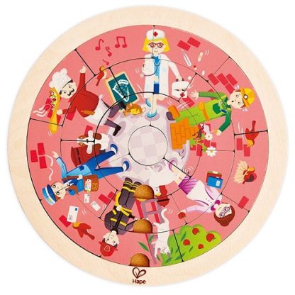 Hape | puzzel met beroepenrotonde - Afbeelding 2