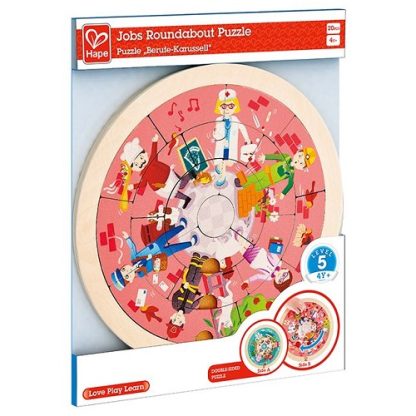 Hape | puzzel met beroepenrotonde - Afbeelding 5