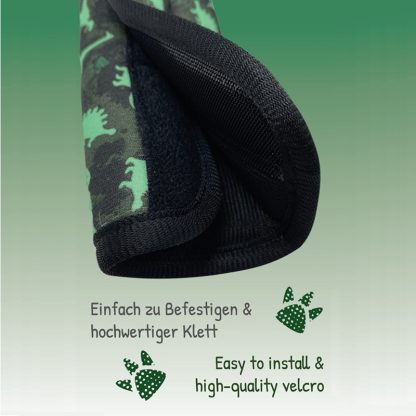 Heckbo | autogordelbeschermer aop dino - Afbeelding 4