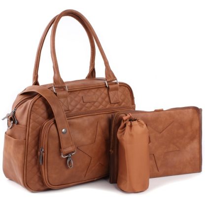 Kidzroom | luiertas ster cognac - Afbeelding 4