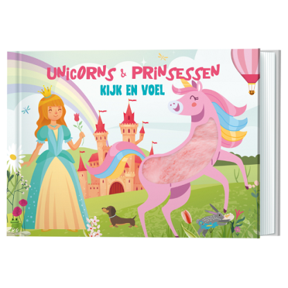 Lantaarn | kijk en voelboek unicorns & prinsessen