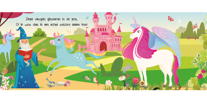 Lantaarn | kijk en voelboek unicorns & prinsessen - Afbeelding 3