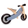 Kinderfeets | 2-in-1 loopfiets/driewieler blauw - Afbeelding 2