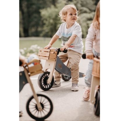Kinderfeets | 2-in-1 loopfiets/driewieler blauw - Afbeelding 3