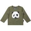 Lucky no.7 longsleeve panda groen