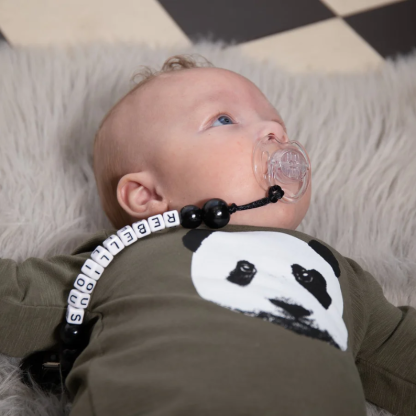 Lucky no.7 longsleeve panda groen - Afbeelding 2