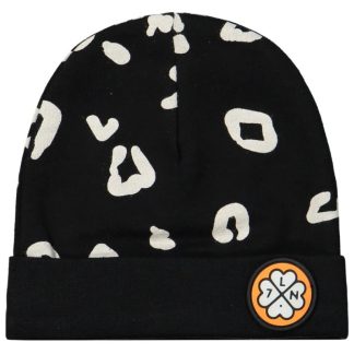 Lucky no.7 muts luipaard zwart
