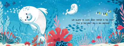 Lantaarn | kijk en voelboek dieren onder water - Afbeelding 2