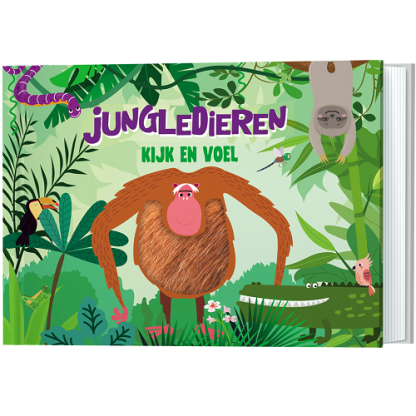 Lantaarn | kijk en voelboek jungledieren