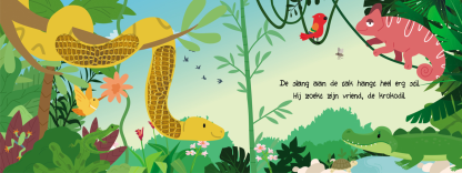 Lantaarn | kijk en voelboek jungledieren - Afbeelding 2