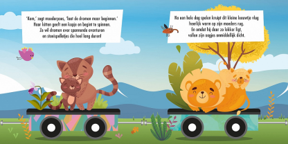 Lantaarn | puzzeltrein babydieren 3+ - Afbeelding 3